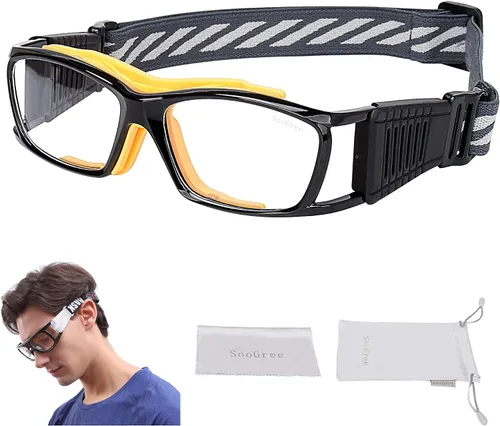Vista 15 de SooGree Sports Goggles Racquetball Glassess Basketball Football Soccer Goggles for Men & Women Adjustable Strap