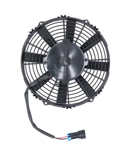 Vista 2 de Performance Series - Ventilador extractor de 10 pulgadas y 12 V, alto flujo de aire, perfil bajo, ajuste universal
