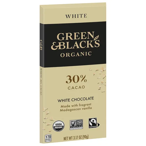 Vista 9 de Green & Black 's - Barra de chocolate blanco orgánica, 30% cacao, 10 barras de 3.17 onzas
