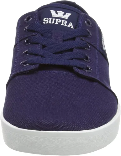 Vista 2 de Supra Stacks II - Tenis para hombre, color azul marino y blanco