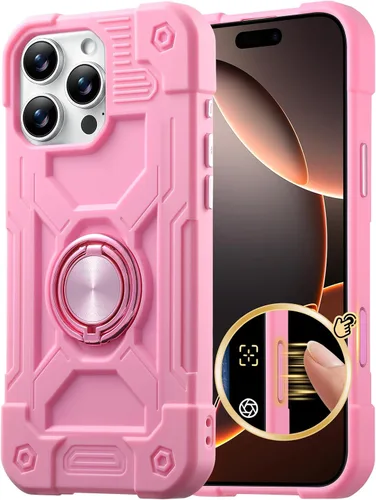 Vista 15 de Dteck Funda para iPhone 16 de 6.1 pulgadas 2024, funda de piel sintética con cierre de botón magnético, ranuras para tarjetas de crédito, función