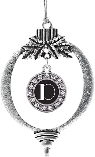 Vista 311 de Inspired Silver - Adorno de cromosoma 21 con dije de círculo de plata con joyas de circonita cúbica