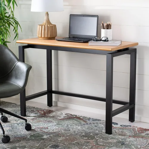 Vista 2 de SAFAVIEH Home Collection Embry - Escritorio moderno de granja, color natural/negro