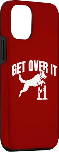Vista 3 de iPhone 15 Dog Agility Handler - Get Over It - Bar Jumping Dog Agility Case