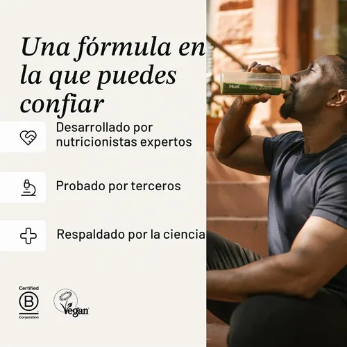 Vista 7 de Huel Daily Greens Superfood Greens Powder 12 paquetes de porciones individuales