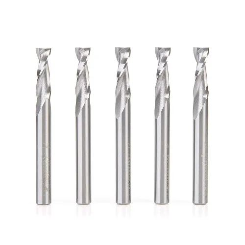 Vista 21 de Amana Tool - 46106 Carburo Sólido Espiral Plunge 1/2 Dia x 1-1/4 x 1/2" Shank Up-Cut