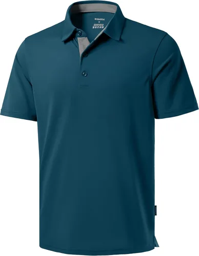 Vista 19 de Polo de golf para hombre, secado rápido, absorbe la humedad, manga corta A-Negro