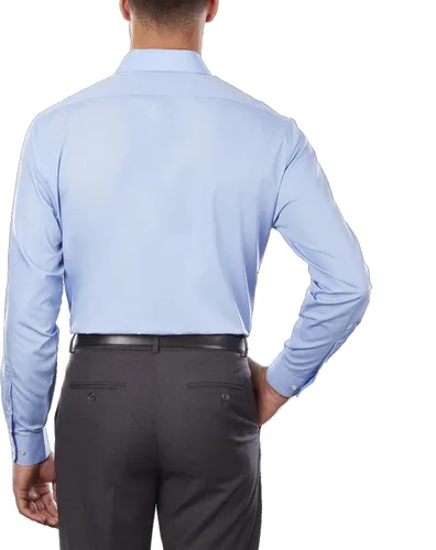 Vista 2 de Van Heusen - Camisas de vestir para hombre, de talla grande, ajuste FIT, popelina