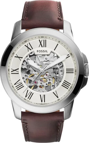 Vista 16 de Fossil Reloj para hombre, reloj cronógrafo de cuarzo Grant Cuero negro/plata/negro
