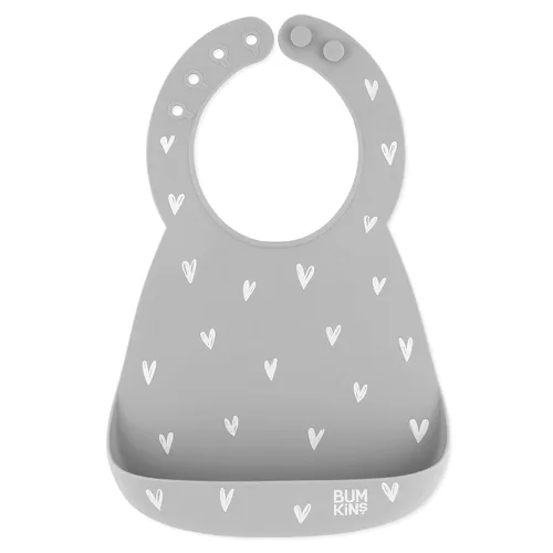 Vista 11 de Bumkins Baberos, bolsillo de silicona para bebés, babero para niña o niño, para 6-24 meses hasta niños pequeños, esencial imprescindible para comer