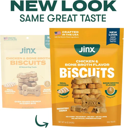 Vista 2 de Jinx - Galletas para perros, golosinas horneadas al horno con caldo