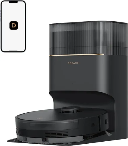Vista 13 de DREAME D20 Air Plus Robot Vaccum and Mop Combo con succión de 20,000 Pa, tecnología antienredos, muelle de vaciado automático, limpieza profunda