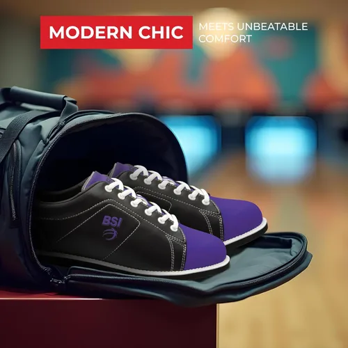 Vista 7 de BSI Women's 460 Classic Bowling Shoe - Lightweight Shoes with Cushioned Support for Women