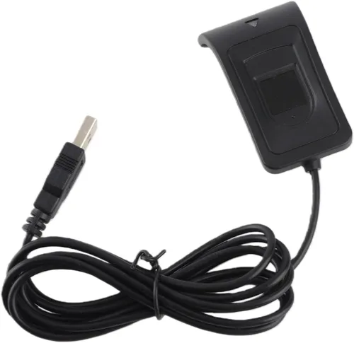 Vista 9 de Lector de huellas dactilares USB de escritorio para 10 o más, escáner biométrico de huellas dactilares con llave de seguridad con capacidad de 10