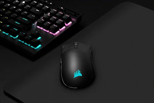 Vista 11 de CORSAIR SABRE RGB PRO Wireless Champion Series, mouse inalámbrico para juegos FPSMOBA, negro