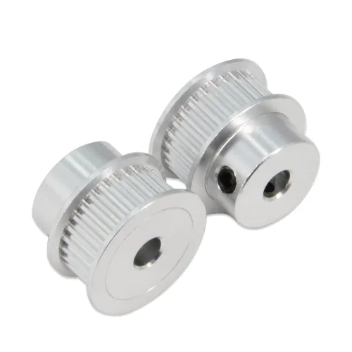 Vista 5 de 2Kit 2GT Rueda síncrona 20 y 30 dientes de 0.197 in de diámetro de aluminio Polea de sincronización con 2 piezas de longitud 7.874 in de ancho