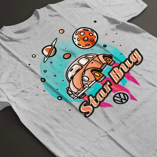 Vista 4 de Volkswagen Star Bug Beetle - Camiseta para mujer
