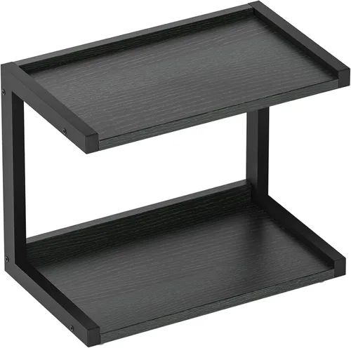 Vista 9 de MARTY Organizador de Especias de 2 Niveles para Encimera, 15.8''L Estación de Café/Organizador de Baño para Encimera, Estante de Mostrador