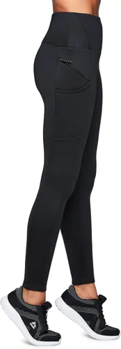 Vista 6 de Avalanche Leggings de cintura alta con forro polar y bolsillo con cremallera para mujer