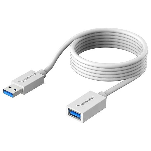Vista 10 de Cable de extensión USB 3.0 SABRENT 22AWG macho A a hembra A [negro] 3 pies (CB-3030)