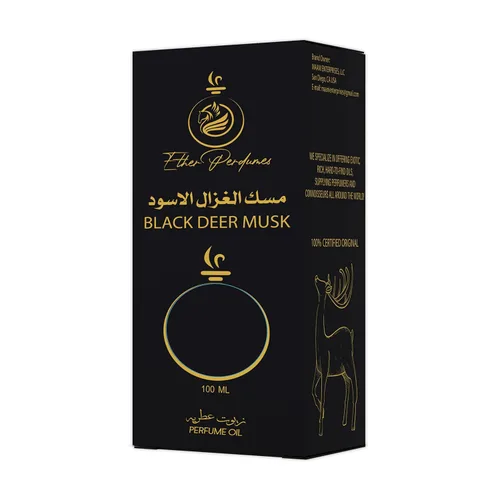 Vista 5 de Ether Perfumes PHEROMONE BOOSTED BLACK DEER MUSK Aceite de perfume concentrado 3.4 fl oz I Extracto de grado premium I Perfume Making I Aceite