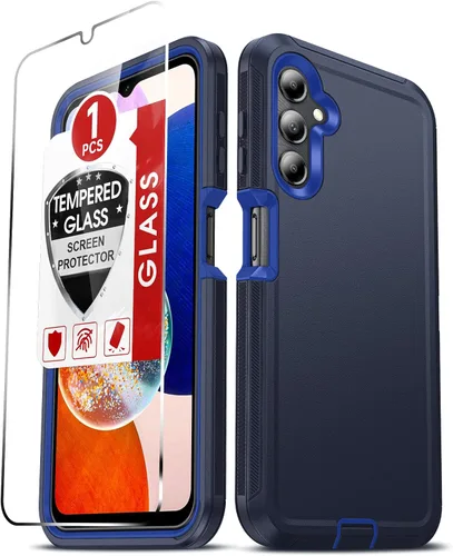 Vista 56 de LeYi Funda compatible con Samsumg Galaxy A05 4G: Galaxy A05 4G con resistente a los golpes, 3 en 1 de cuerpo completo, protección resistente