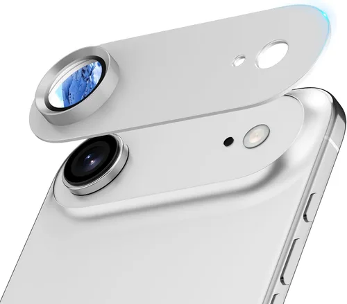 Vista 12 de Protector de lente de cámara para iPhone 15/iPhone 15 Plus/iPhone 14/iPhone 14 Plus, pantalla de cubierta de cámara de vidrio templado de aleación