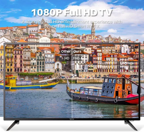 Vista 6 de SYLVOX TV RV de 32 pulgadas, TV de 12 V para autocaravana, 1080P Smart TVs