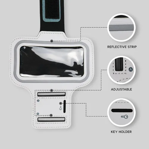 Vista 4 de Brazalete pequeño para teléfono celular para iPhone Mini SE/13 Mini/12 Mini/8/6S/5S/5C/4S/4 Galaxy S10e resistente al agua para teléfono celular