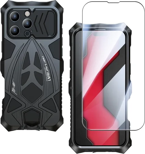 Vista 9 de Armor - Funda de teléfono para iPhone 14 de grado militar, probada en caídas 360°, cubierta de protección de cuerpo completo, resistente híbrido