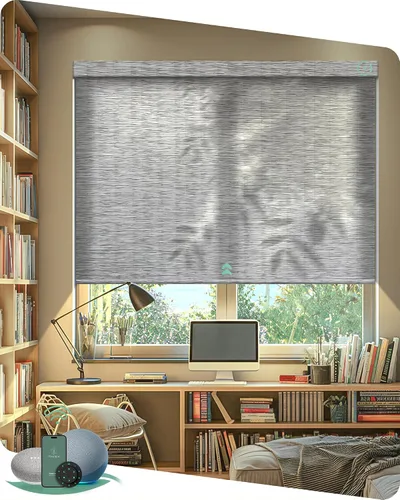 Vista 16 de Muestras de tela multicolor de persianas motorizadas Yoolax Light Filtering, Room Darkening, Sheer, Multicolor Fabric Swatches, Preview