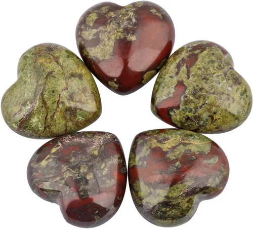 Vista 30 de mookaitedecor Cristales curativos opalita corazón amor preocupación palma piedra reiki equilibrio 0.5 pulgadas, paquete de 12, Opalita, opalita