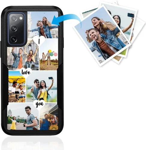 Vista 151 de Funda de teléfono personalizada para Galaxy S20 FE 5G, funda para teléfono multifoto, funda protectora resistente de doble capa a prueba de golpes