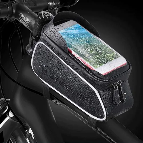 Vista 7 de Soporte universal para teléfono para bicicleta, negro, montaje en manillar, compatible con iPhone 15, 14, 13, 12, 11, 10, Samsung Galaxy S8 Plus