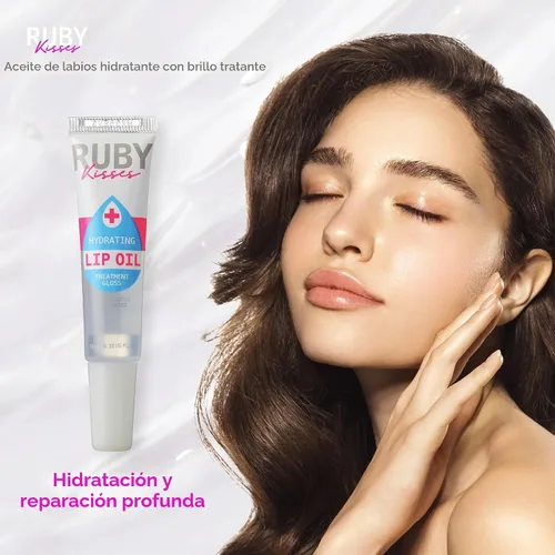 Vista 6 de Ruby Kisses Brillo de labios hidratante transparente (3 unidades)