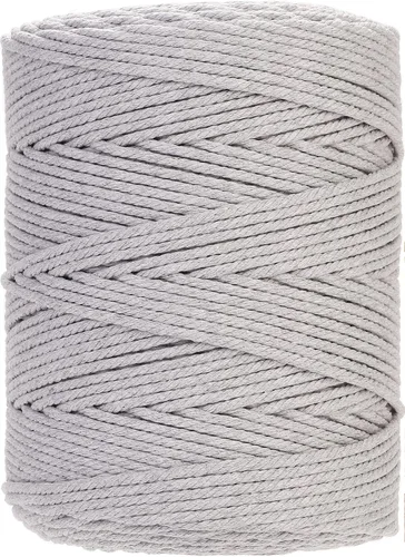 Vista 19 de Cuerda de macramé de 2 mm x 349 metros de cuerda de algodón natural para macramé, cuerda de macramé de color, cuerda de algodón suave, suministros