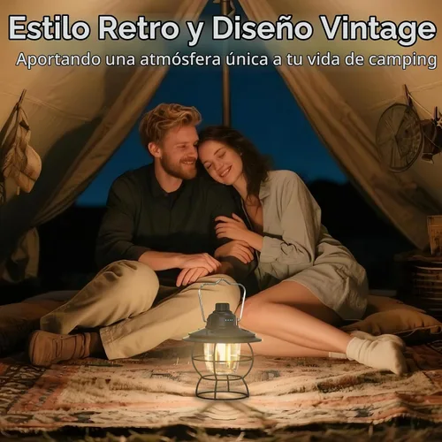 Vista 8 de Linterna de camping LED recargable, cobre