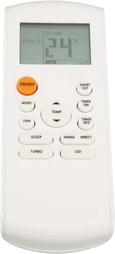 Vista 2 de RG57B - Control remoto de aire acondicionado compatible con RG57B1 RG57B2 RG57B RG57 RG57A RG57A6 BGEF RG57A7 BGEF RG57A6 BGEFU1 RG57E1 BGEU1 RG57H3