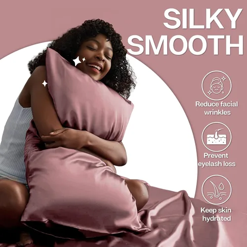 Vista 336 de MR&HM - Funda de almohada de satén