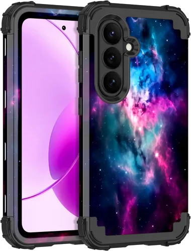 Vista 15 de Rancase Funda para Galaxy S21 FE 5G, tres capas resistentes a prueba de golpes, protección de plástico duro+funda protectora de goma de silicona