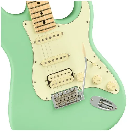 Vista 3 de Fender American Performer Stratocaster HSS - Espuma de mar satinada verde con diapasón de arce