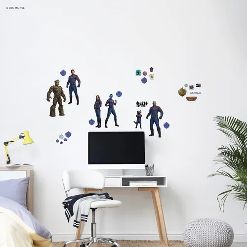 Vista 4 de RoomMates Calcomanías de pared Marvel Guardians of the Galaxy 3 de RoomMates, RMK5395SCS