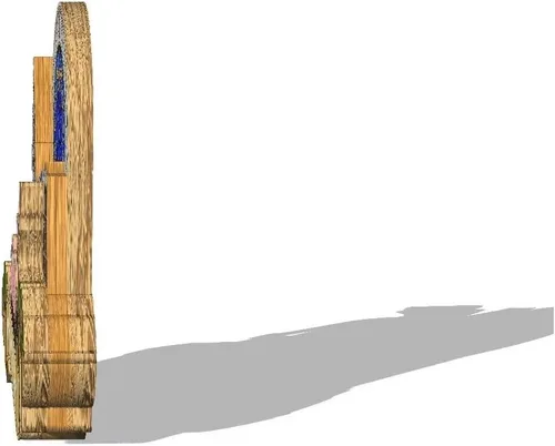 Vista 2 de Italia Venecia imán de nevera de madera 3D monumentos de viaje coleccionables recuerdos decoración hecha a mano
