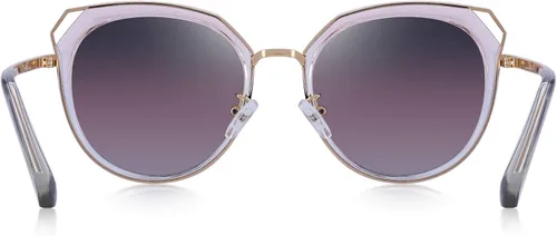 Vista 4 de Gafas de sol polarizadas OLIEYE para mujer - Gafas de sol con marco de metal ojo de gato UV400