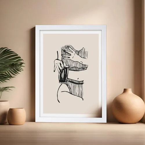 Vista 69 de Poster Master Faces Poster - Retro Women Print - Portrait Art - Sketch Illustration - Abstract Artwork - Woman Design - Chic Boho Design - Great