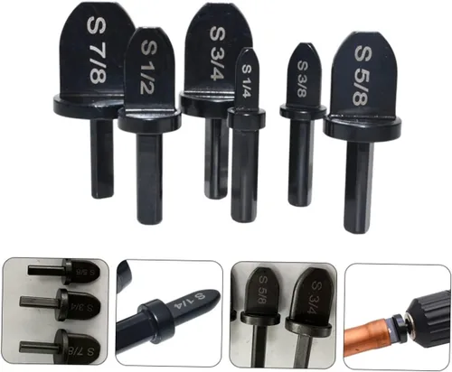 Vista 3 de 6 unids herramienta de abocinación de cobre manual de brocas de estampación de cobre expansor para mantenimiento Diseño compacto para equipos