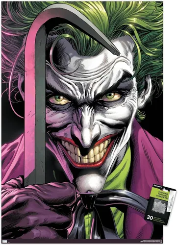 Vista 7 de Trends International DC Comics The Joker - Póster de pared con pasadores