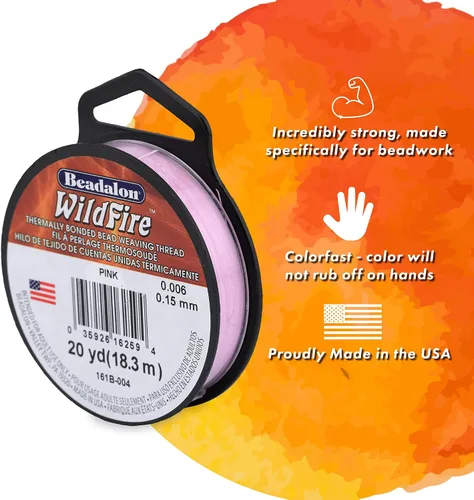 Vista 2 de Beadalon Wildfire Beading Thread Jewelry Fishing Line