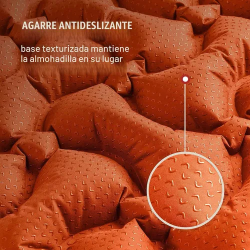Vista 4 de Coleman Kompact - Colchoneta inflable para campamento con válvula de aire integrada y bolsa de transporte incluida, no necesita bomba, parte