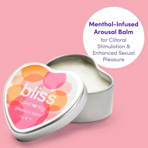 Vista 5 de Lovehoney Bliss Balm - Bálsamo de mentol para aumentar la sensibilidad, infundido con menta y aceites esenciales para mujeres, hombres y parejas